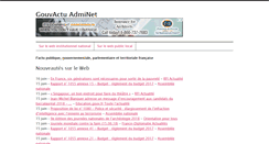 Desktop Screenshot of gouvactu.adminet.fr