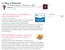 Tablet Screenshot of blog.adminet.fr